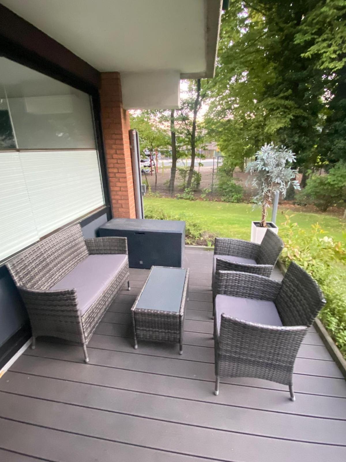 Moderne 2-Zimmer-Wohnung Mit Garten Hanóver Exterior foto